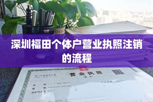 深圳福田个体户营业执照注销的流程