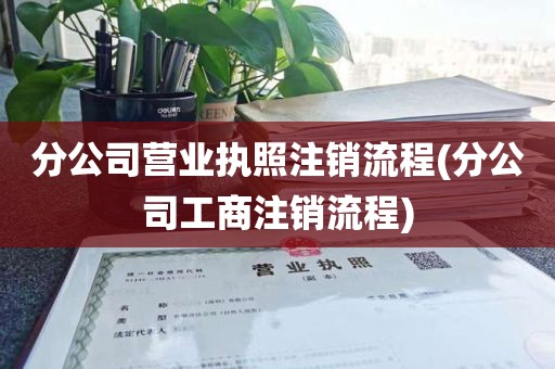 分公司营业执照注销流程(分公司工商注销流程)