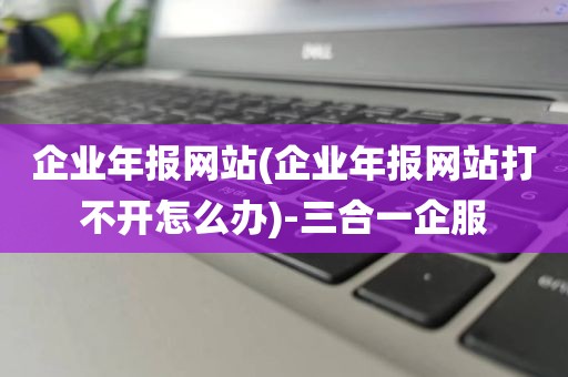 企业年报网站(企业年报网站打不开怎么办)-三合一企服
