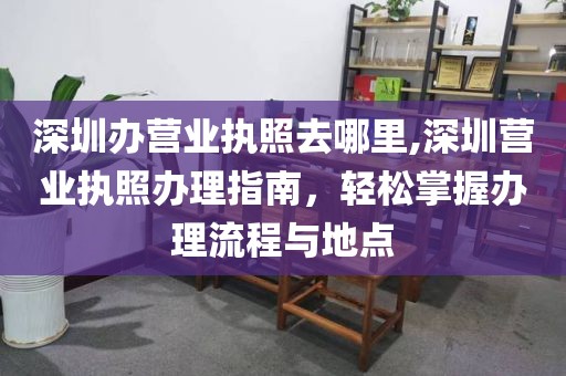深圳办营业执照去哪里,深圳营业执照办理指南，轻松掌握办理流程与地点
