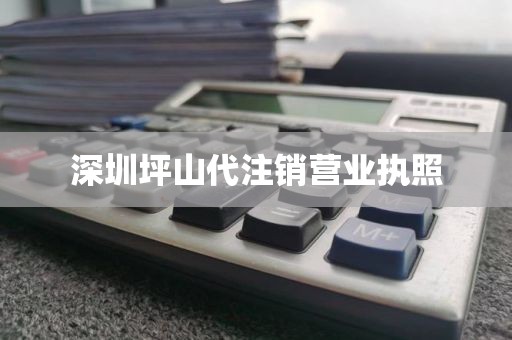 深圳坪山代注销营业执照