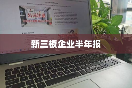 新三板企业半年报