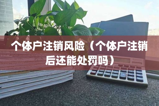 个体户注销风险（个体户注销后还能处罚吗）