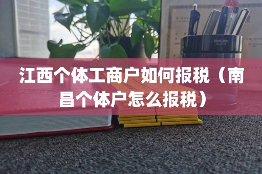 江西个体工商户如何报税（南昌个体户怎么报税）
