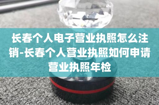 长春个人电子营业执照怎么注销-长春个人营业执照如何申请营业执照年检