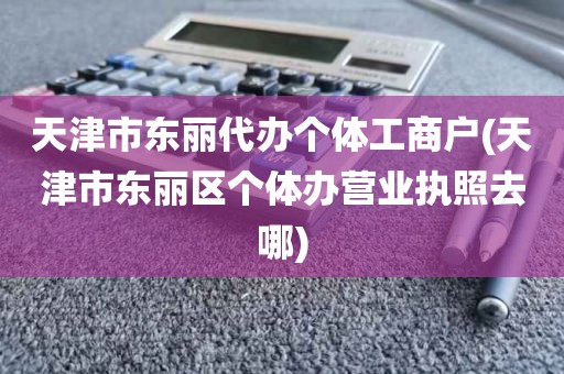 天津市东丽代办个体工商户(天津市东丽区个体办营业执照去哪)