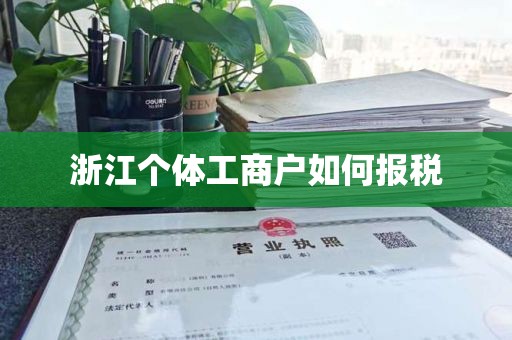 浙江个体工商户如何报税