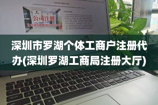 深圳市罗湖个体工商户注册代办(深圳罗湖工商局注册大厅)