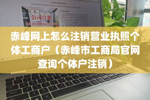 赤峰网上怎么注销营业执照个体工商户（赤峰市工商局官网查询个体户注销）