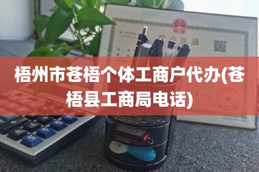 梧州市苍梧个体工商户代办(苍梧县工商局电话)