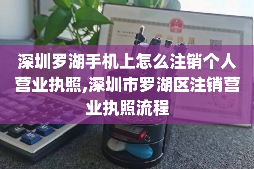 深圳罗湖手机上怎么注销个人营业执照,深圳市罗湖区注销营业执照流程