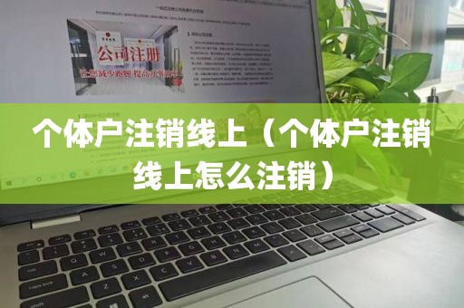 个体户注销线上（个体户注销线上怎么注销）