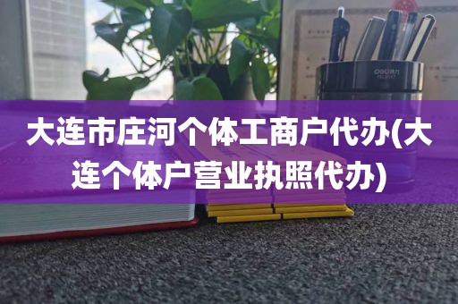 大连市庄河个体工商户代办(大连个体户营业执照代办)