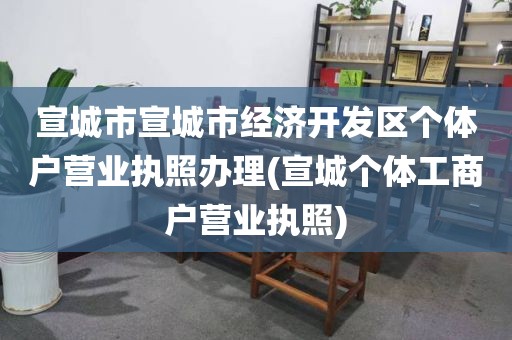 宣城市宣城市经济开发区个体户营业执照办理(宣城个体工商户营业执照)