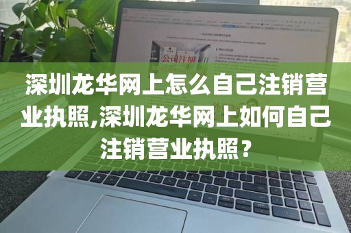 深圳龙华网上怎么自己注销营业执照,深圳龙华网上如何自己注销营业执照?