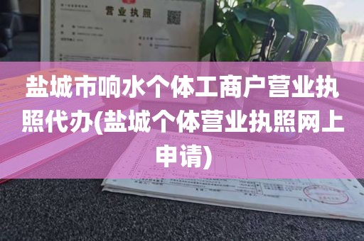 盐城市响水个体工商户营业执照代办(盐城个体营业执照网上申请)