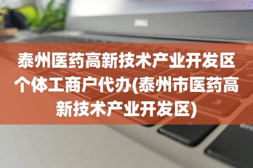 泰州医药高新技术产业开发区个体工商户代办(泰州市医药高新技术产业开发区)