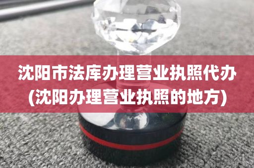 沈阳市法库办理营业执照代办(沈阳办理营业执照的地方)