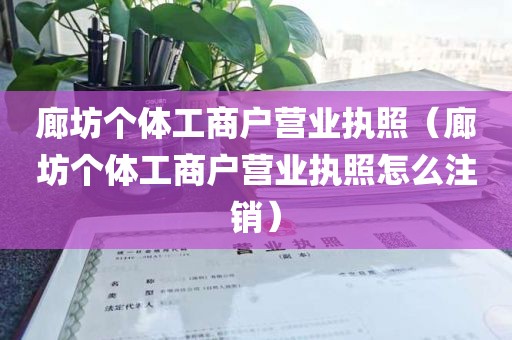 廊坊个体工商户营业执照（廊坊个体工商户营业执照怎么注销）