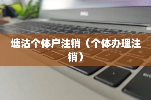 塘沽个体户注销(个体办理注销)