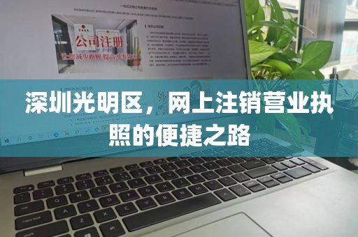 深圳光明区，网上注销营业执照的便捷之路