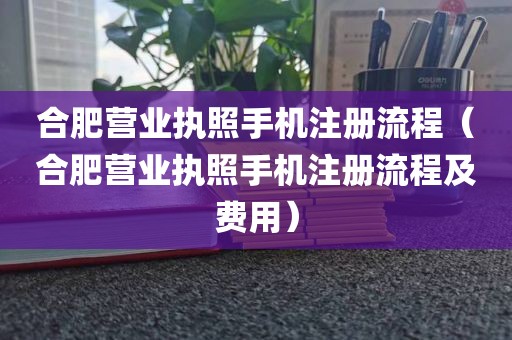 合肥营业执照手机注册流程(合肥营业执照手机注册流程及费用)