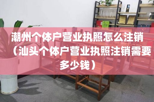 潮州个体户营业执照怎么注销（汕头个体户营业执照注销需要多少钱）