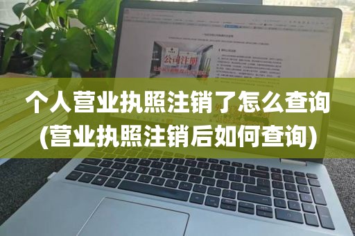 个人营业执照注销了怎么查询(营业执照注销后如何查询)