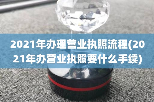 2021年办理营业执照流程(2021年办营业执照要什么手续)