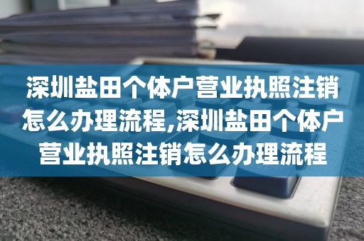 深圳盐田个体户营业执照注销怎么办理流程,深圳盐田个体户营业执照注销怎么办理流程