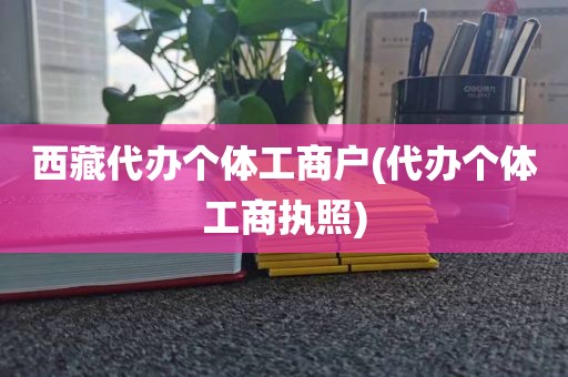 西藏代办个体工商户(代办个体工商执照)