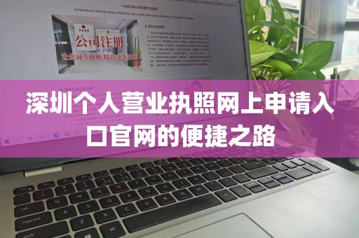 深圳个人营业执照网上申请入口官网的便捷之路