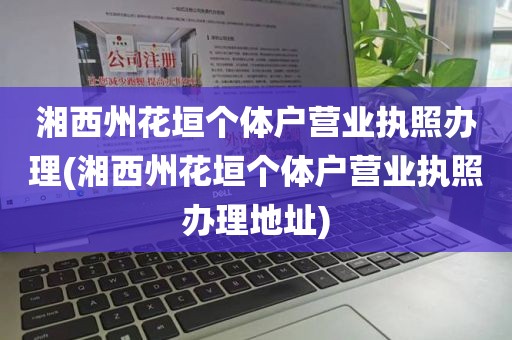 湘西州花垣个体户营业执照办理(湘西州花垣个体户营业执照办理地址)