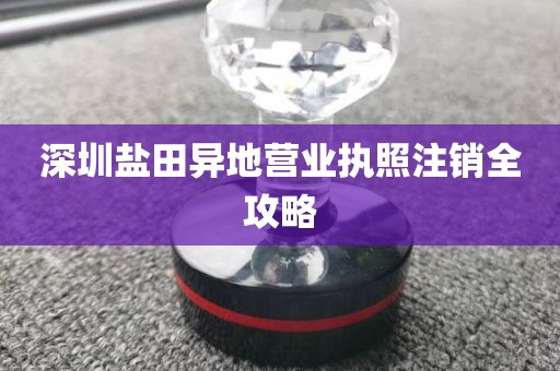 深圳盐田异地营业执照注销全攻略