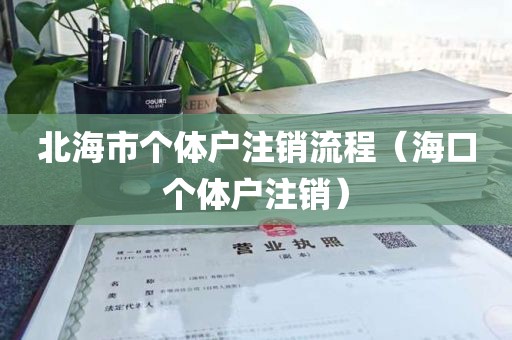 北海市个体户注销流程（海口个体户注销）