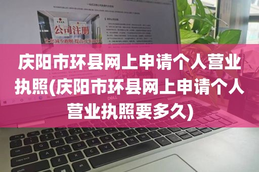 庆阳市环县网上申请个人营业执照(庆阳市环县网上申请个人营业执照要多久)