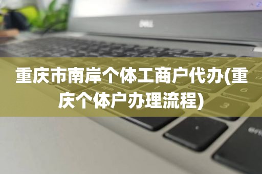 重庆市南岸个体工商户代办(重庆个体户办理流程)