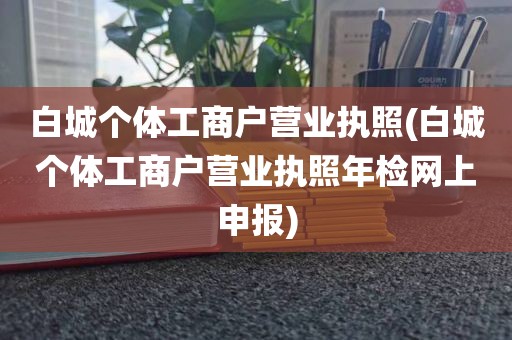 白城个体工商户营业执照(白城个体工商户营业执照年检网上申报)