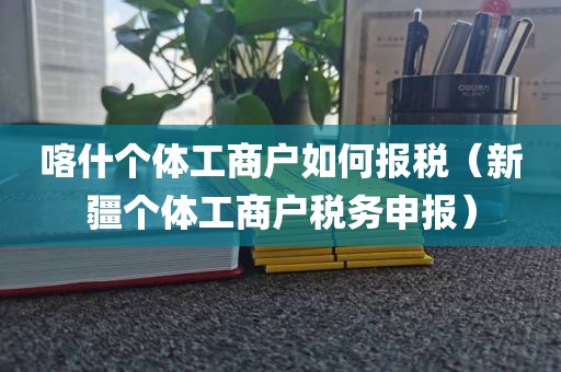 喀什个体工商户如何报税（新疆个体工商户税务申报）