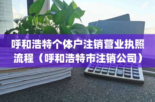 呼和浩特个体户注销营业执照流程（呼和浩特市注销公司）