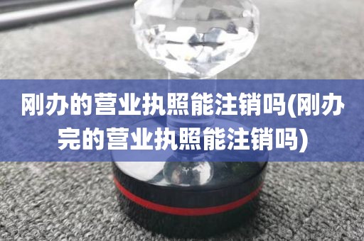 刚办的营业执照能注销吗(刚办完的营业执照能注销吗)
