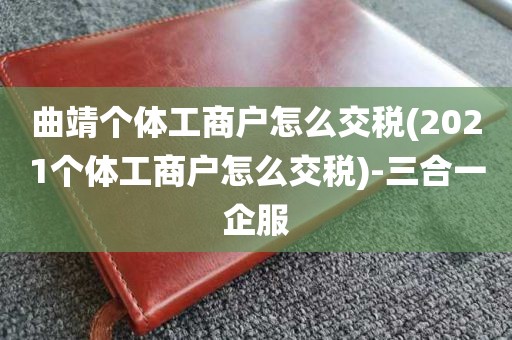 曲靖个体工商户怎么交税(2021个体工商户怎么交税)-三合一企服