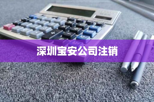 深圳宝安公司注销