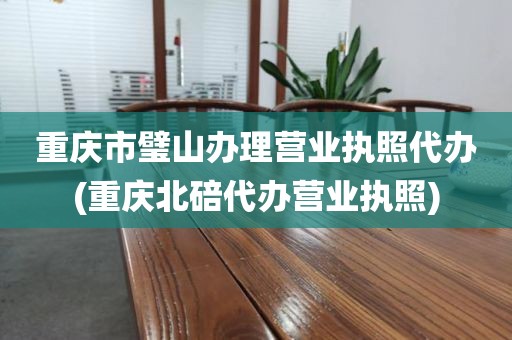 重庆市璧山办理营业执照代办(重庆北碚代办营业执照)