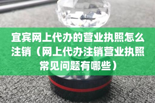 宜宾网上代办的营业执照怎么注销（网上代办注销营业执照常见问题有哪些）
