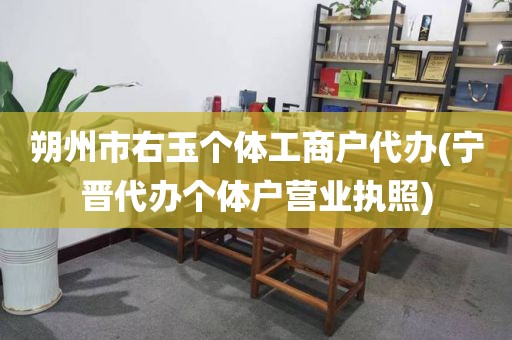 朔州市右玉个体工商户代办(宁晋代办个体户营业执照)