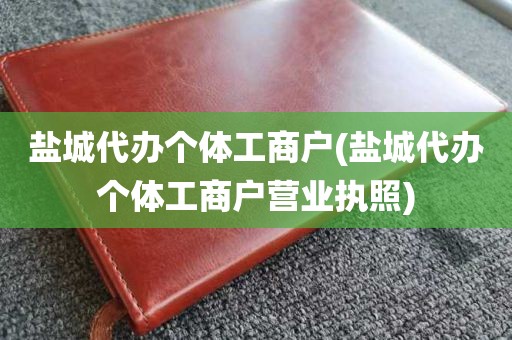 盐城代办个体工商户(盐城代办个体工商户营业执照)