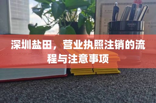 深圳盐田，营业执照注销的流程与注意事项