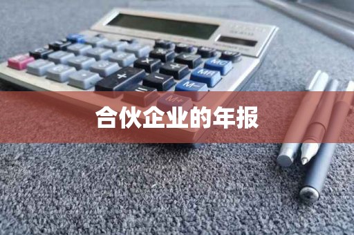 合伙企业的年报