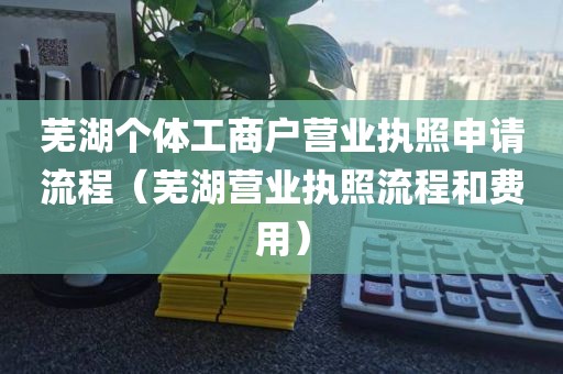 芜湖个体工商户营业执照申请流程（芜湖营业执照流程和费用）